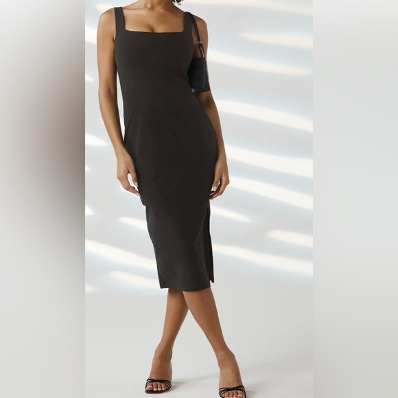 Spacedye Icon Midi dress- Spacedye darkest night - Picture 2 of 3